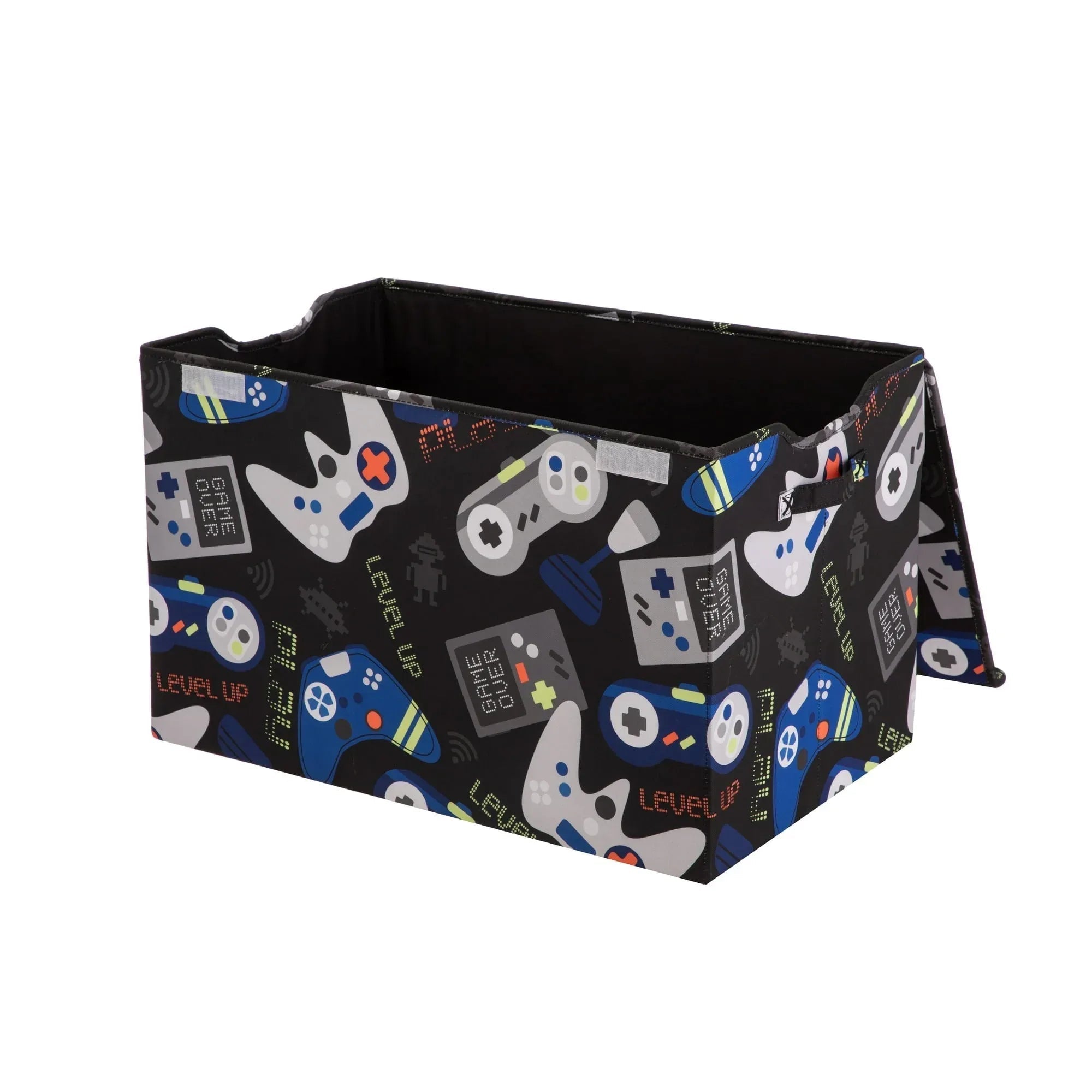 Your Zone Kids Pattern Collapsible Toy Storage Trunk, 24 in x 14.8 in x 15 in