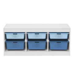Your Zone Kids Sliding Bin Organizer with 4 Storage Bins
