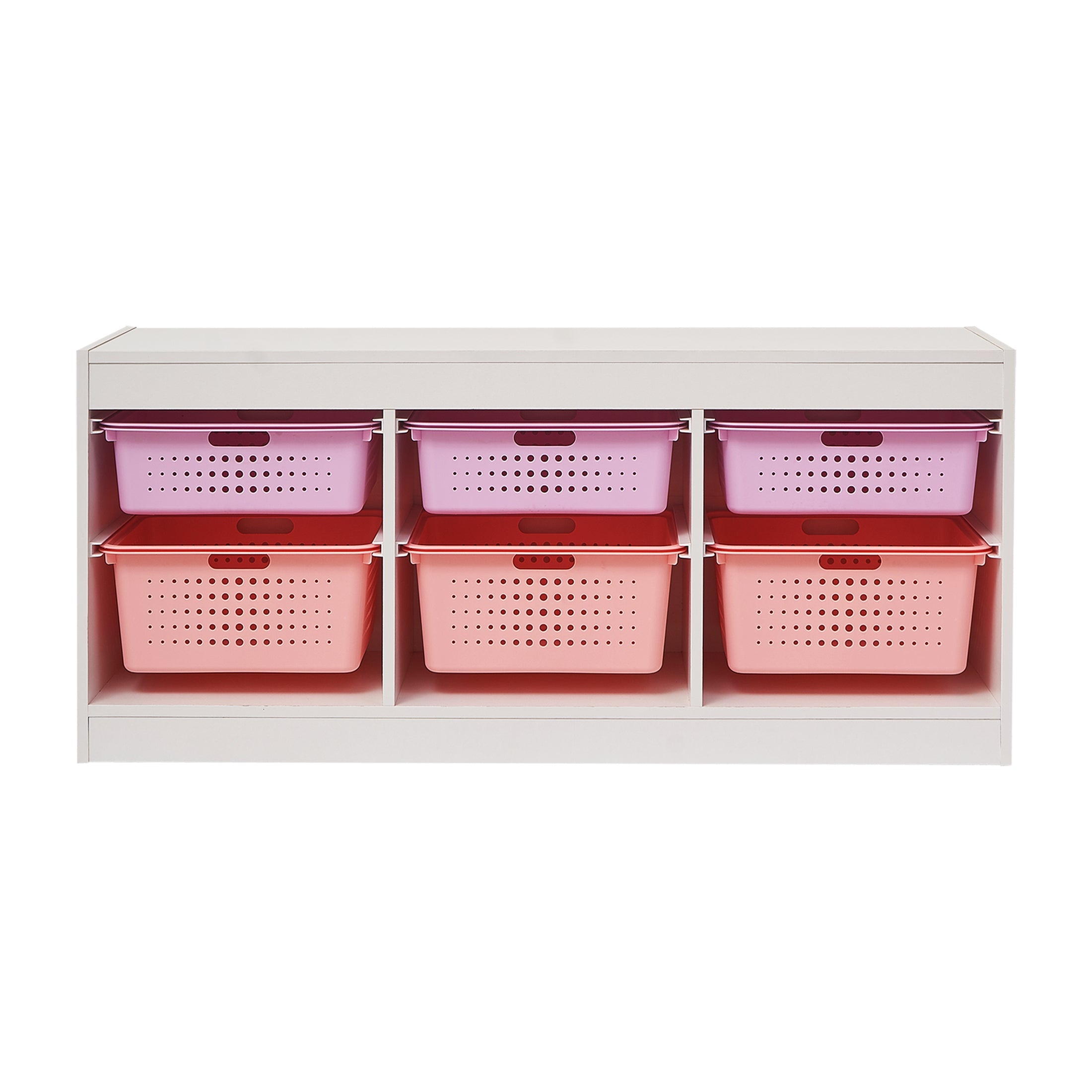 Your Zone Kids Sliding Bin Organizer with 4 Storage Bins