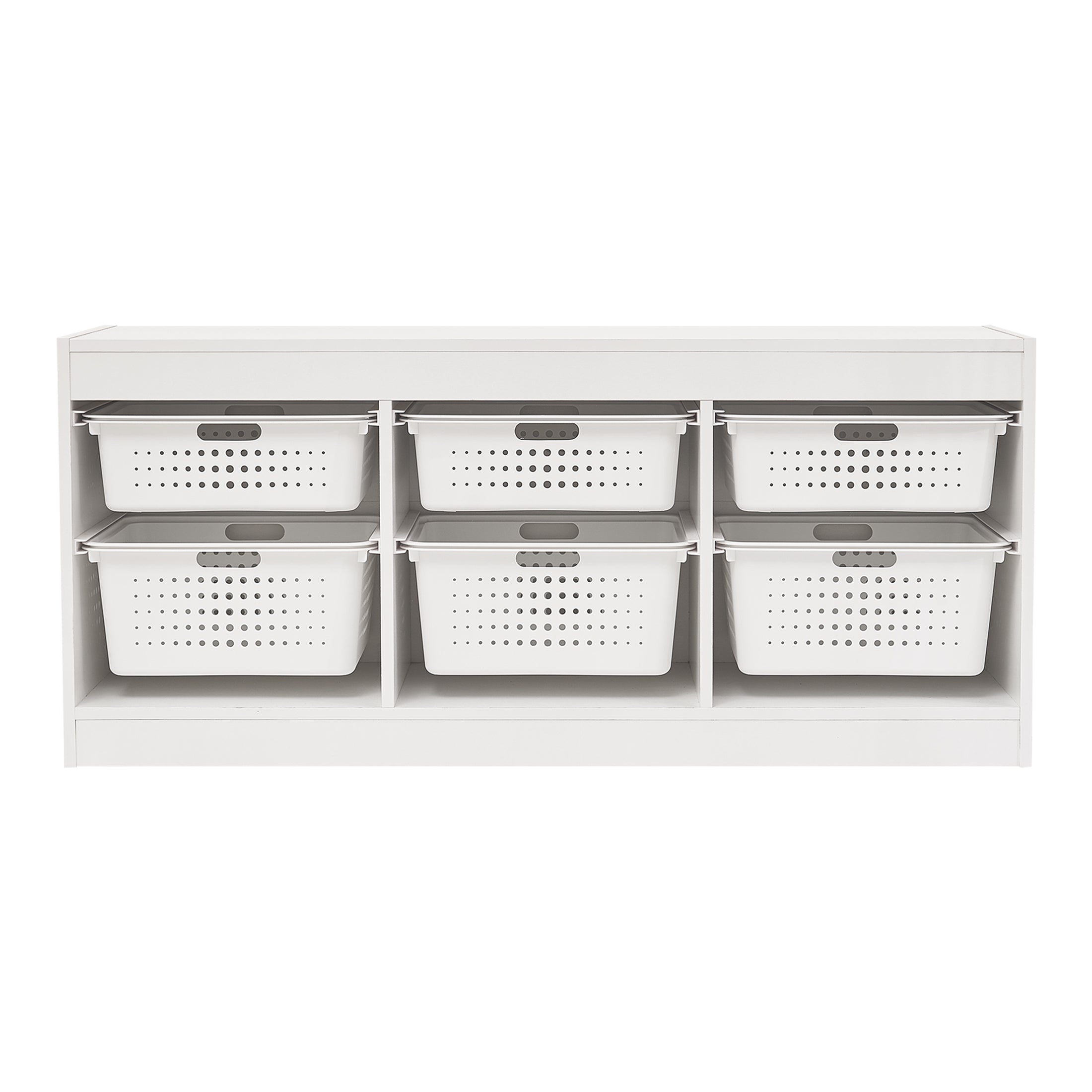 Your Zone Kids Sliding Bin Organizer with 4 Storage Bins
