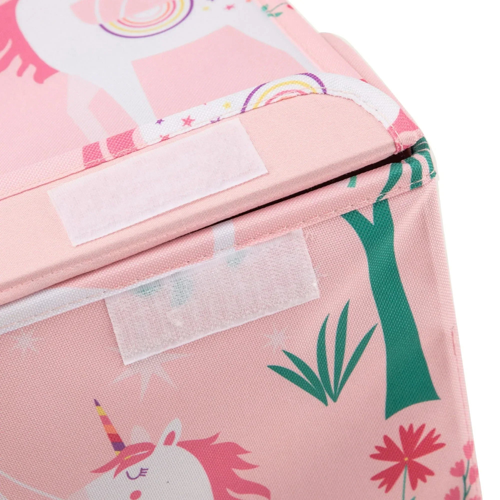 Your Zone Kids Pattern Collapsible Toy Storage Trunk, 24 in x 14.8 in x 15 in