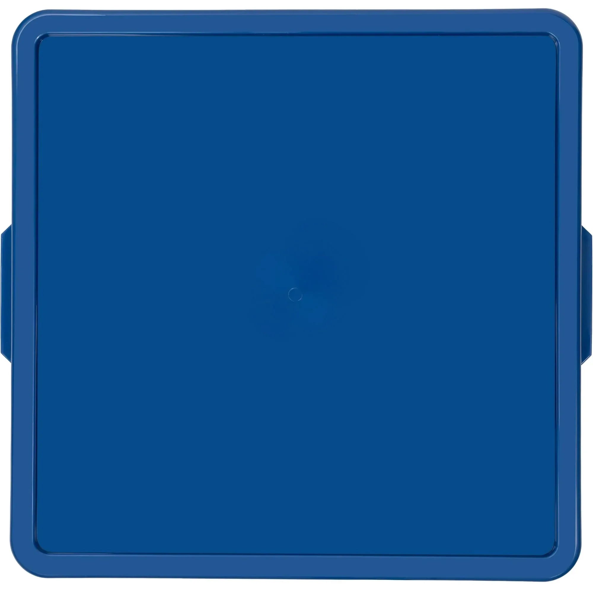 Your Zone Kids Large Plastic Stacking Storage Bin with Lid, 12 in x 12.4 in x 9.4 in