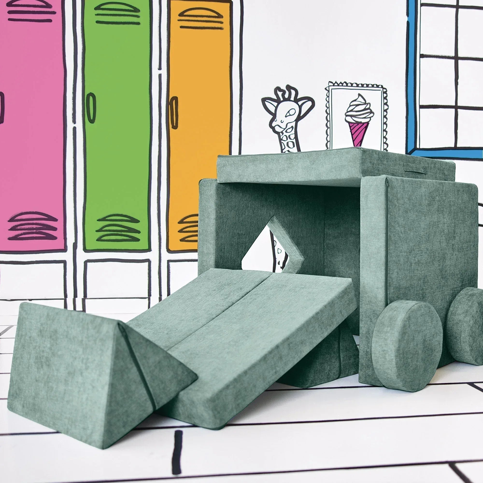 Yourigami Kids Convertible Play Fort