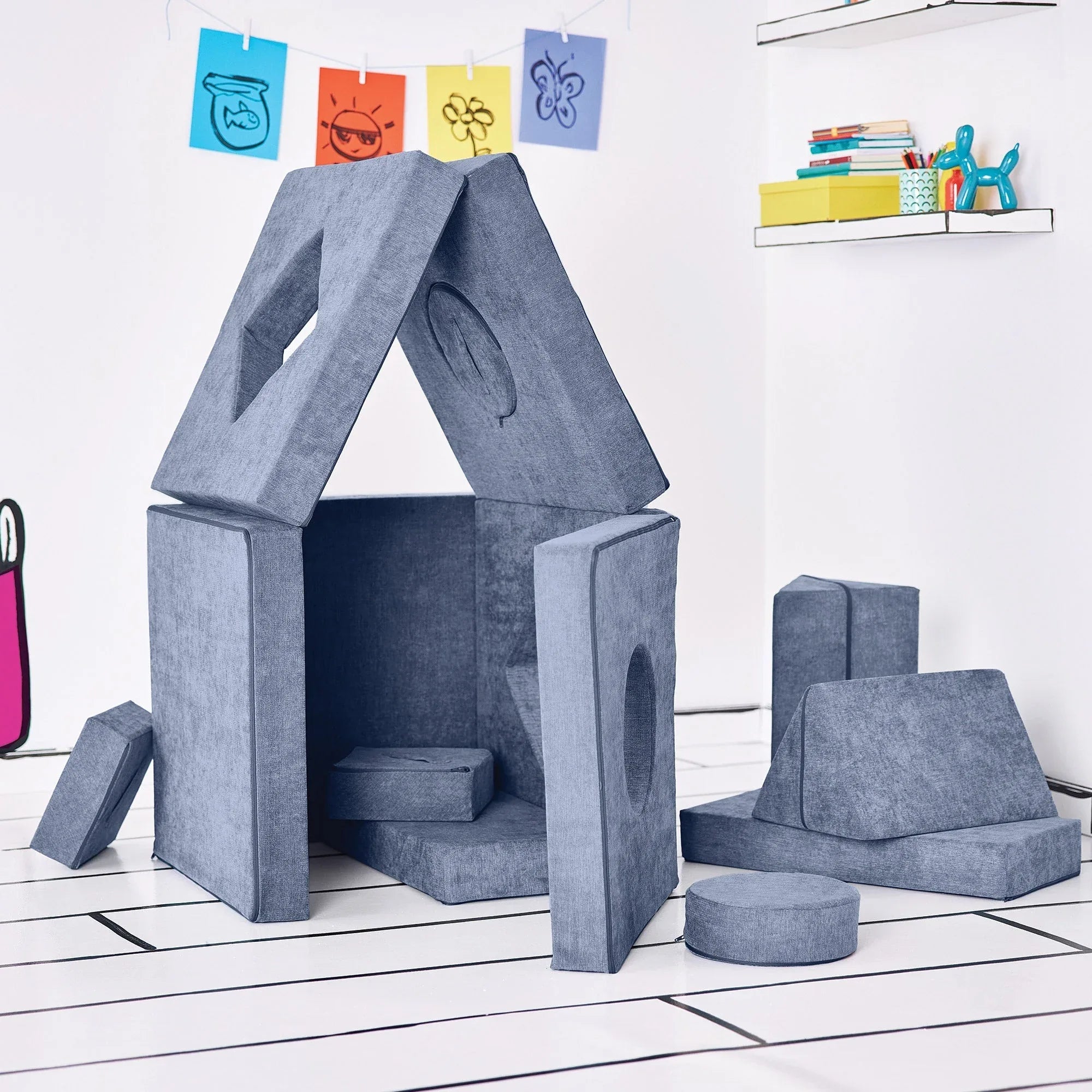 Yourigami Kids Convertible Play Fort - USA MEGA SHOP