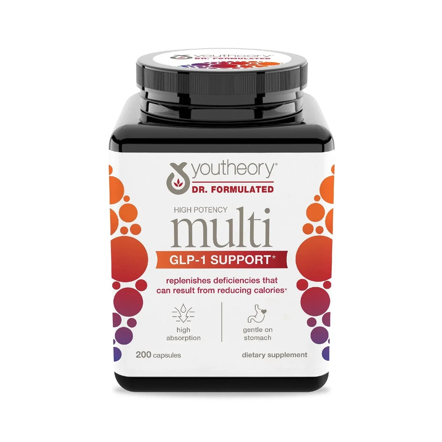 Youtheory High Potency Multi GLP-1 Support Capsules, 200 ct. - USA MEGA SHOP
