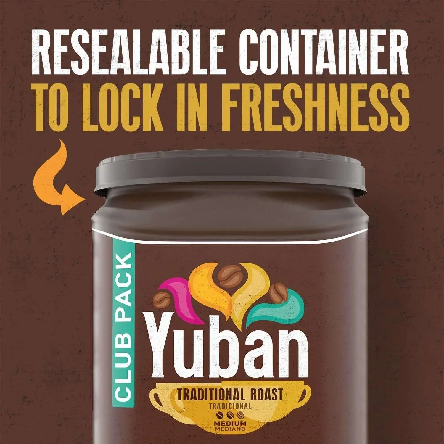 Yuban Traditional Medium Roast Ground Coffee, 43.1 oz. - USA MEGA SHOP