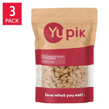 Yupik roasted sea salt marcona almonds bag with blanched almonds visible