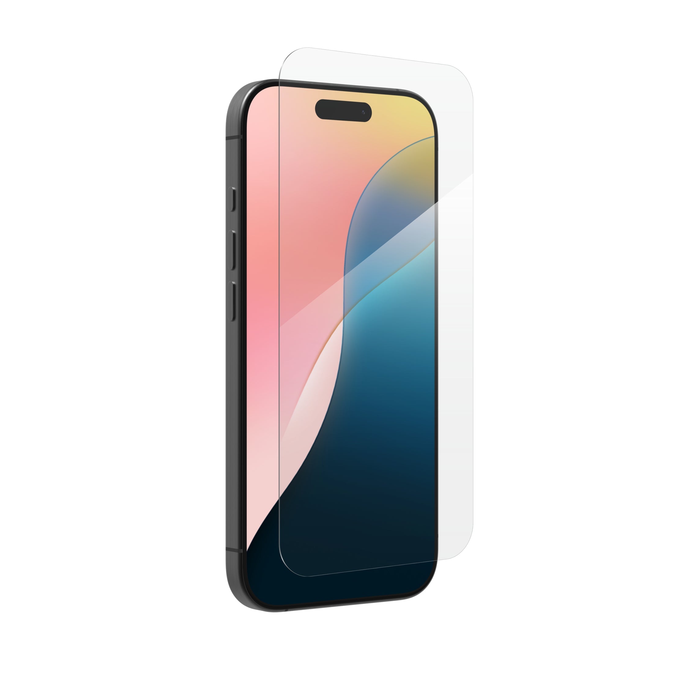 ZAGG InvisibleShield â€“ Apple iPhone 16 & iPhone 15 Glass Shield Clear Screen Protector, Easy Installation with Precise Install Tray, 3x Stronger Glass, Impact & Scratch Protection