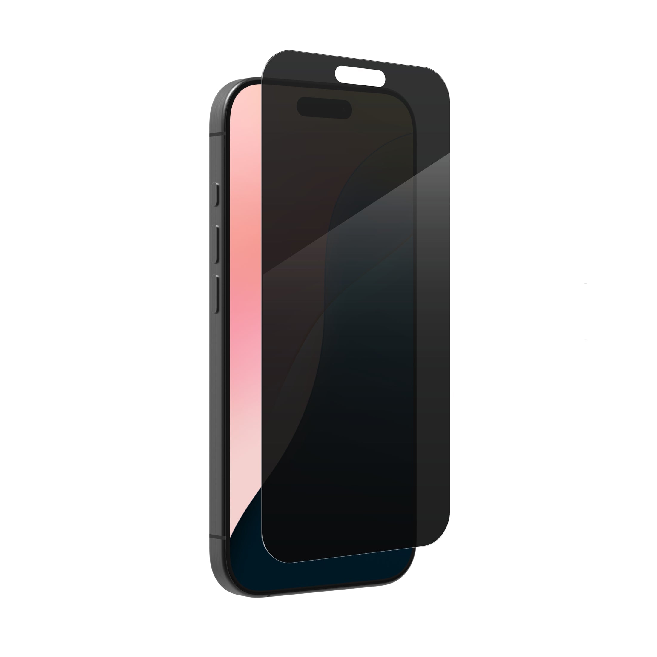 ZAGG InvisibleShield â€“ Apple iPhone 16 & iPhone 15 Glass Shield Privacy Screen Protector, Easy Installation with Precise Install Tray, 3x Stronger Glass, Impact & Scratch Protection