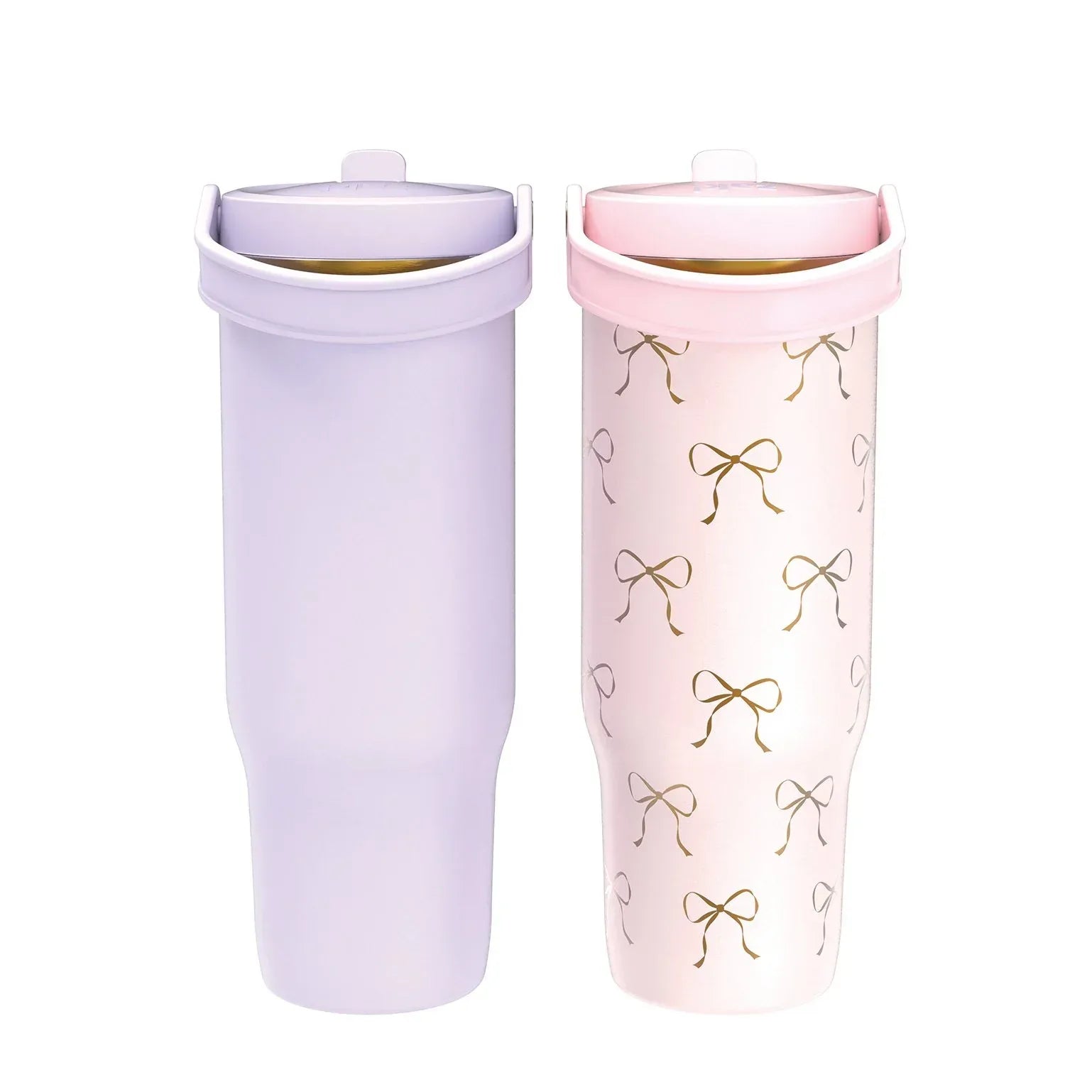 Zak Designs 30-oz. Stainless Steel Double Wall Sutton Flex Tumbler, 2-Piece Set