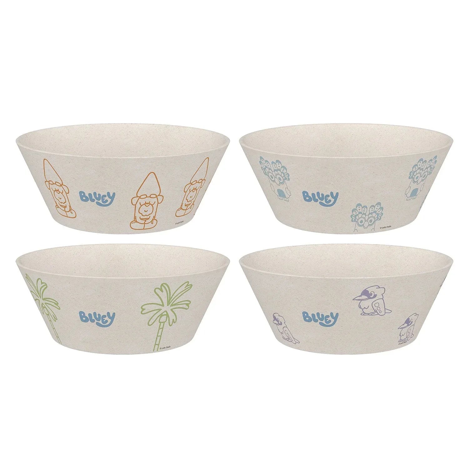 Zak Designs 8-Piece Bamboo Melamine Kids Dinnerware Set, Choose Character - USA MEGA SHOP