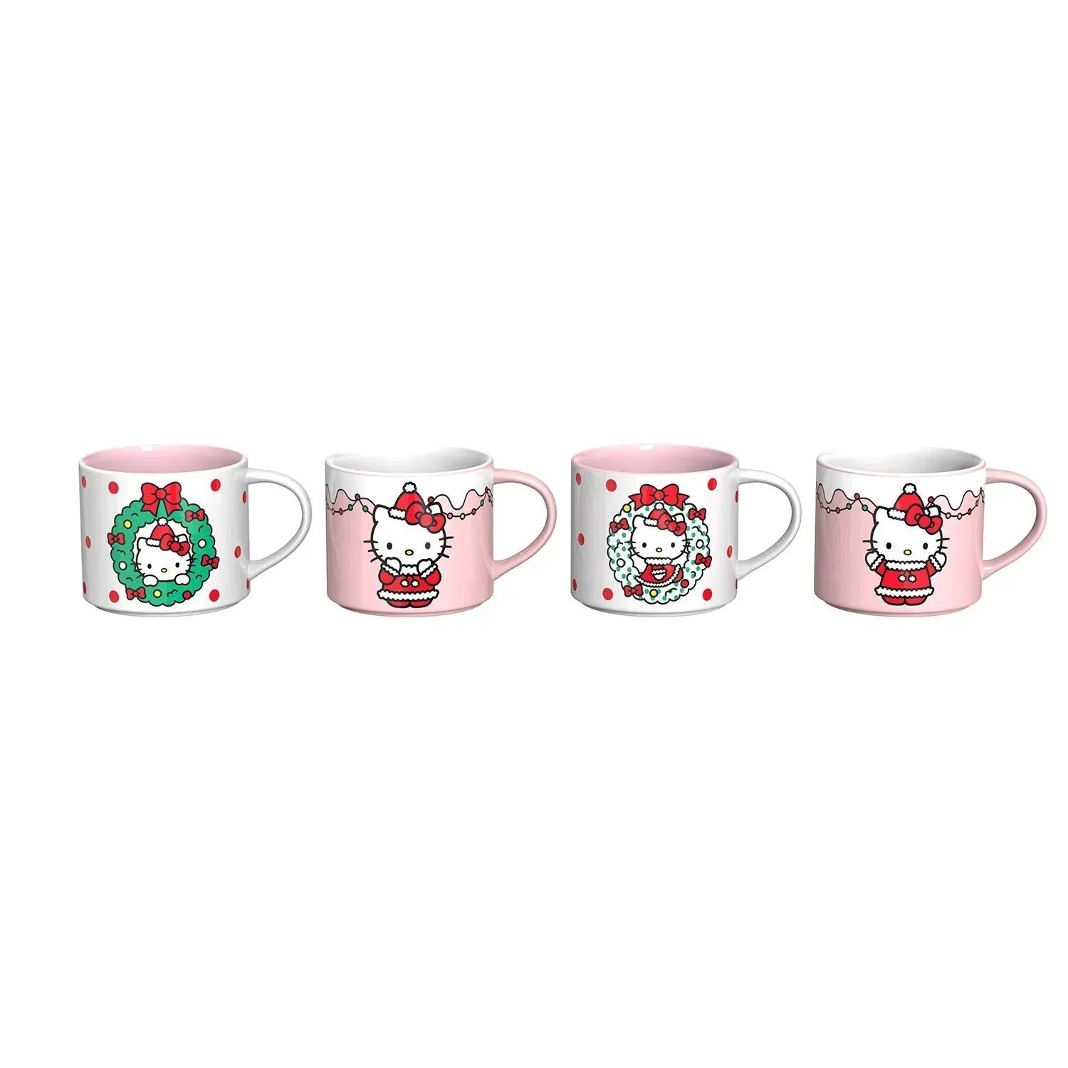 Zak Designs 15oz 4pk Ceramic Holiday Mugs in Gift Box