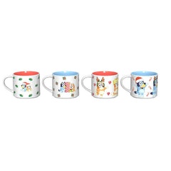Zak Designs 15oz 4pk Ceramic Holiday Mugs in Gift Box - USA MEGA SHOP