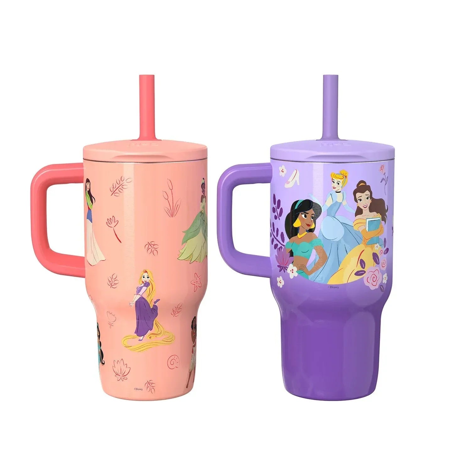 Zak Designs 16-oz Stainless Steel Double-Wall Tumbler for Kids with Straw, 2-Piece Set - USA MEGA SHOP
