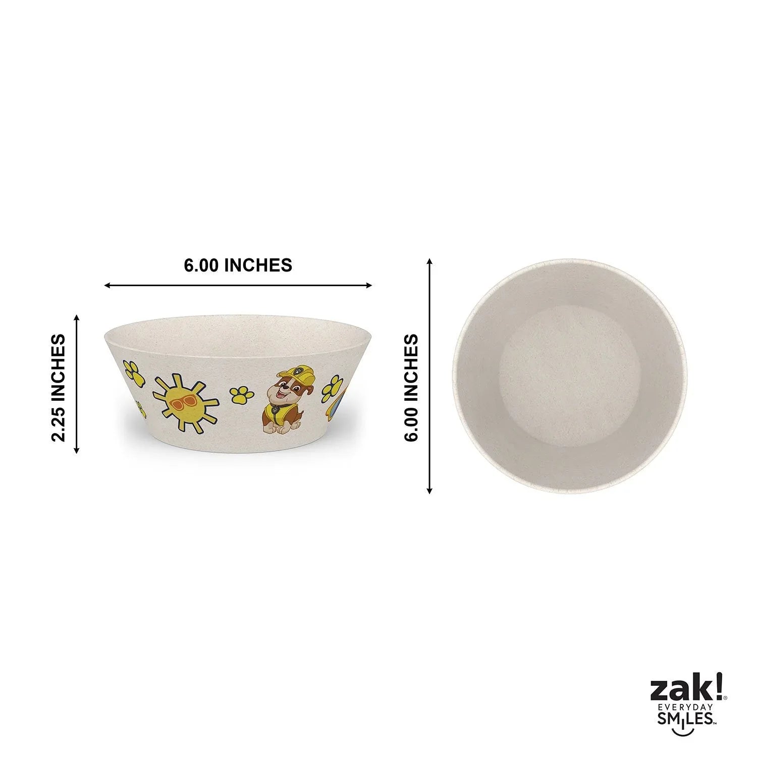 Zak Designs 8-Piece Bamboo Melamine Kids Dinnerware Set, Choose Character - USA MEGA SHOP