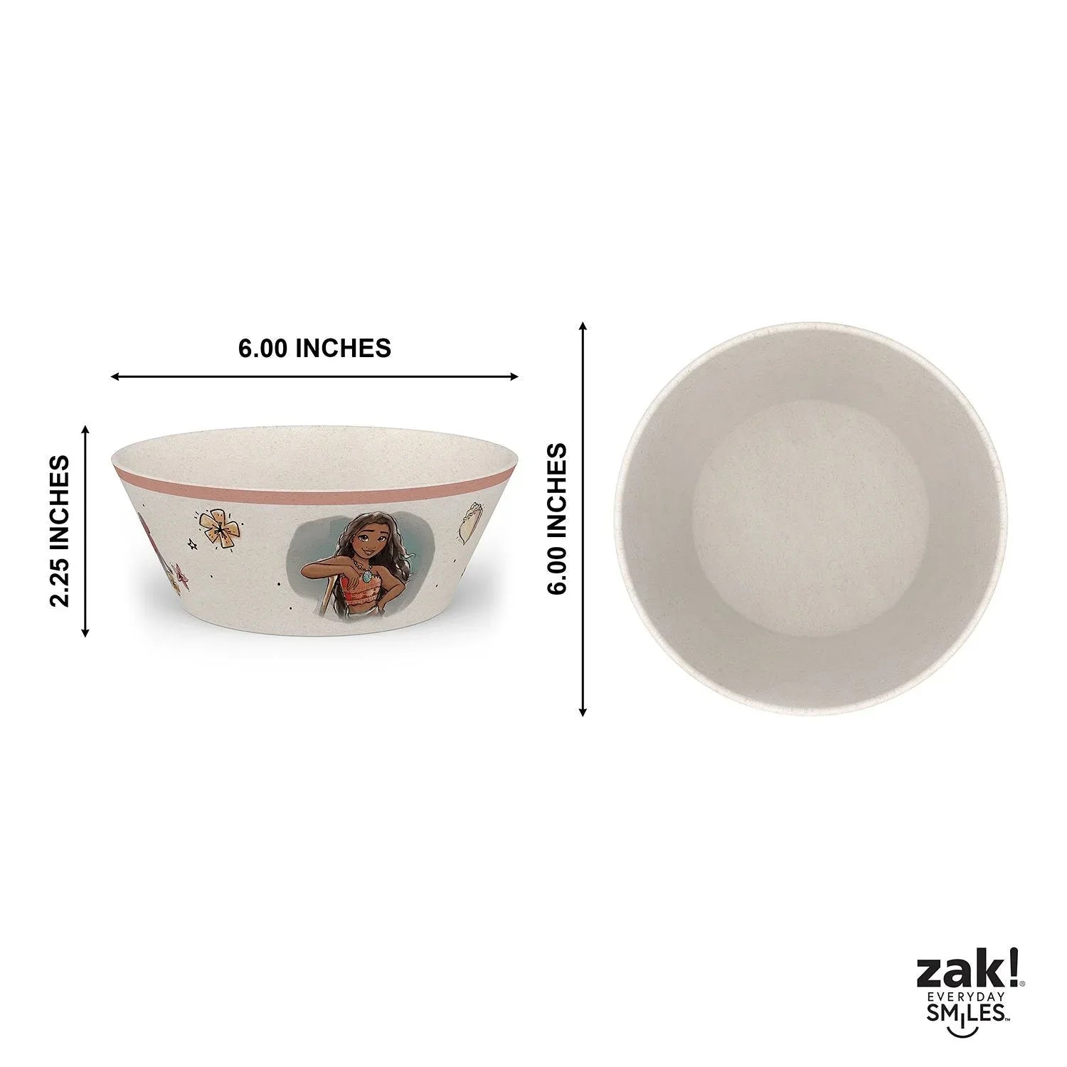 Zak Designs 8-Piece Bamboo Melamine Kids Dinnerware Set, Choose Character - USA MEGA SHOP
