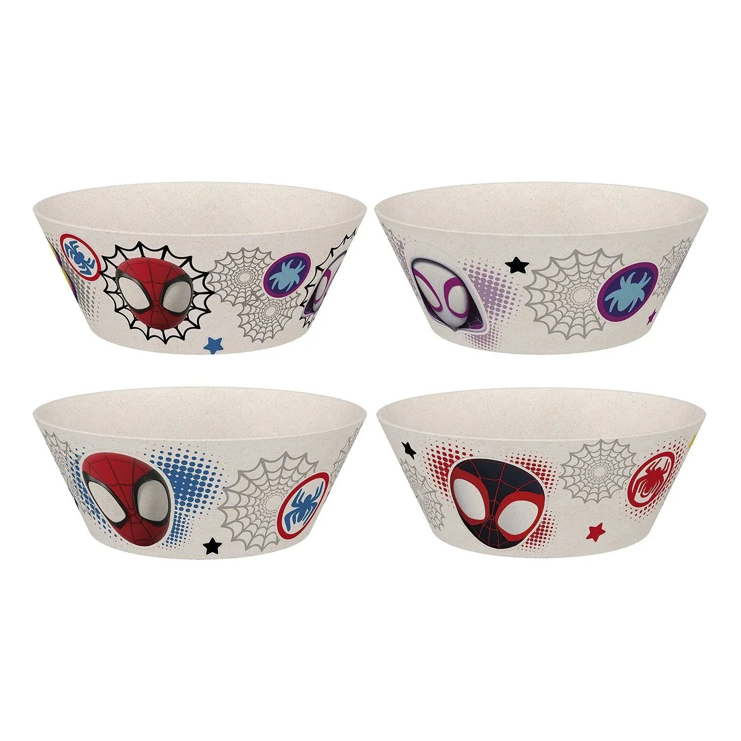 Zak Designs 8-Piece Bamboo Melamine Kids Dinnerware Set, Choose Character - USA MEGA SHOP