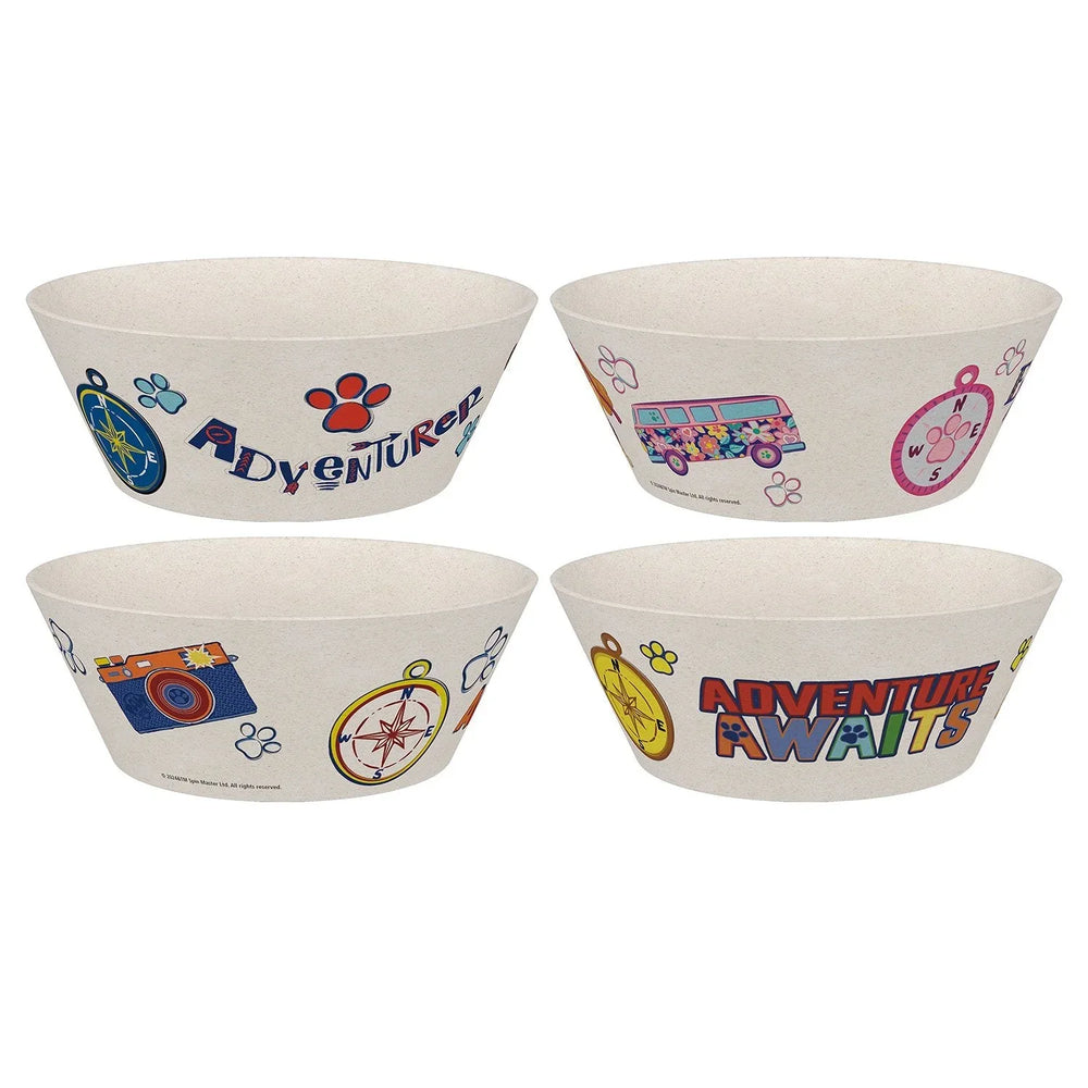 Zak Designs 8-Piece Bamboo Melamine Kids Dinnerware Set, Choose Character - USA MEGA SHOP