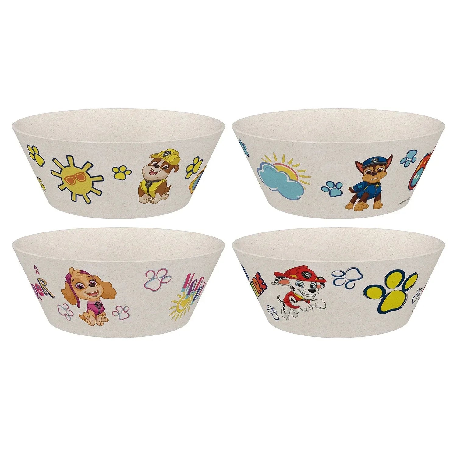 Zak Designs 8-Piece Bamboo Melamine Kids Dinnerware Set, Choose Character - USA MEGA SHOP