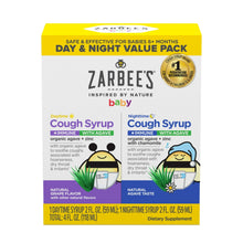 Zarbee’s baby day & night cough syrup value pack, front box for ages 6+ months