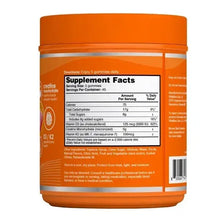Creatine gummies jar back label with supplement facts and barcode