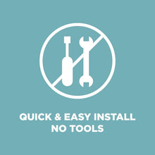 Shower caddy quick install icon with wrench and pliers