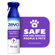 Zevo insect killer spray bottle, 10 oz, fly gnats and fruit fly formula