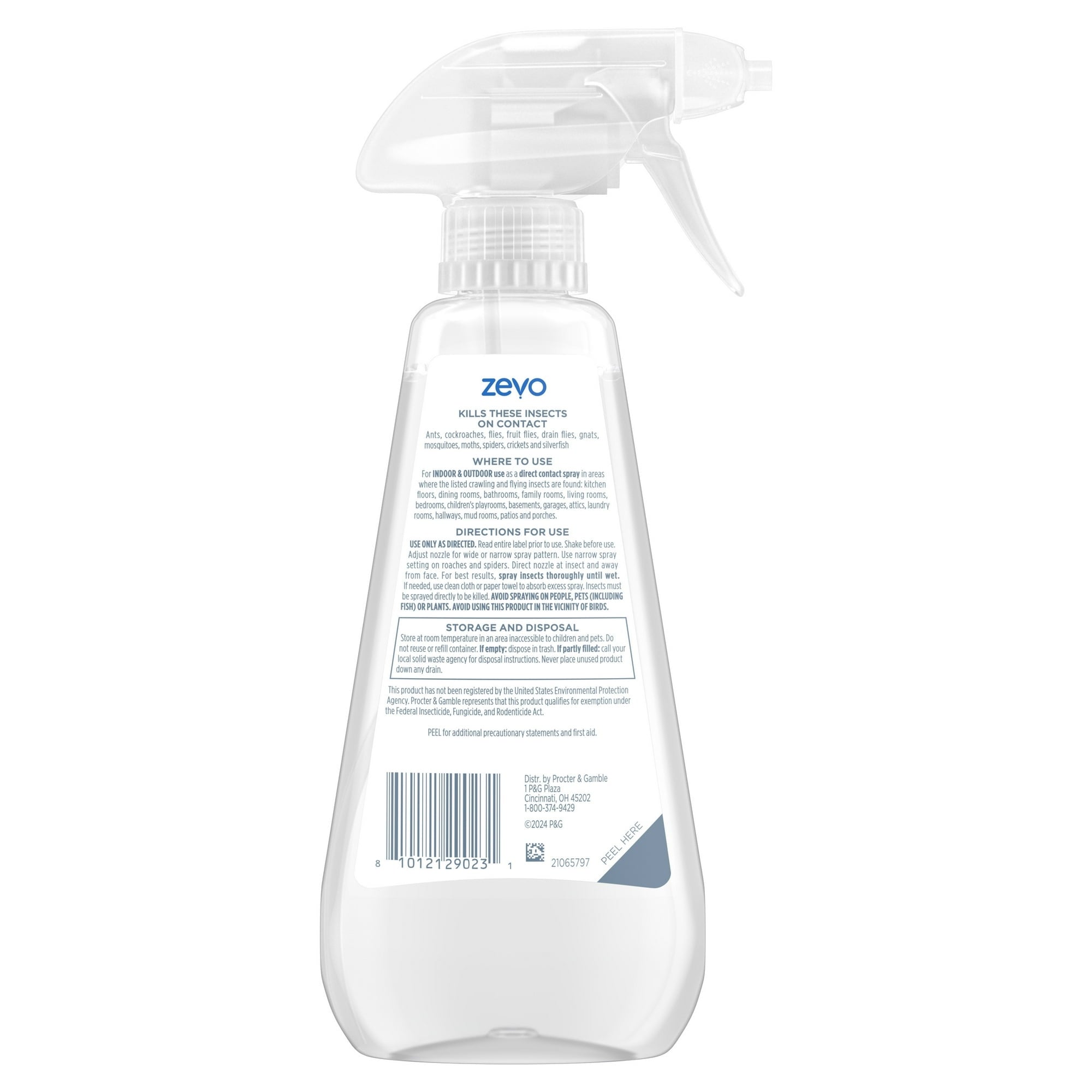 Zevo Roach Killer & Multi Insect Spray for Ants, Flies & More 12oz Spray