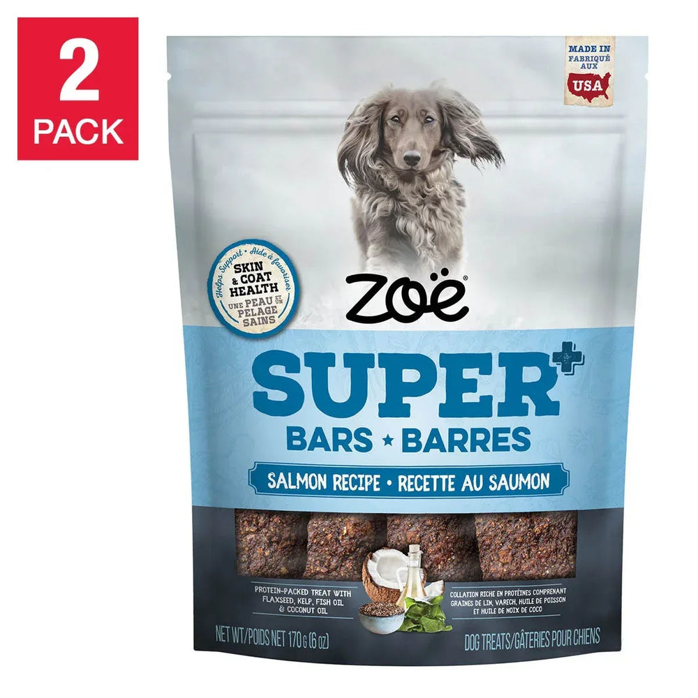 Zoe Super Bars Salmon Recipe 2/2lb Bags - USA MEGA SHOP
