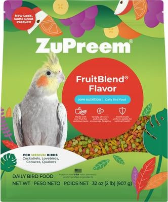 ZuPreem FruitBlend Daily Medium Bird Food