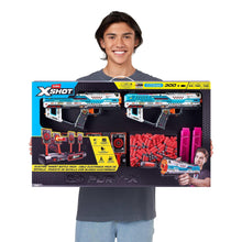Toy blaster 2-pack retail box with two Fury-X blasters and dart accessories