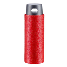 Red foam dart magazine with dark gray top and hex opening