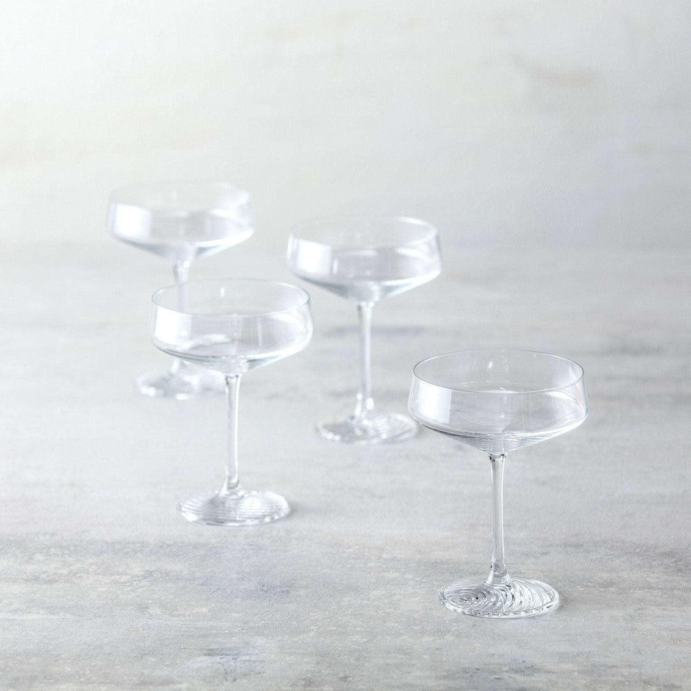 Zwiesel Echo Coupe Cocktail Glasses 9.4oz, Set of 4 - USA MEGA SHOP
