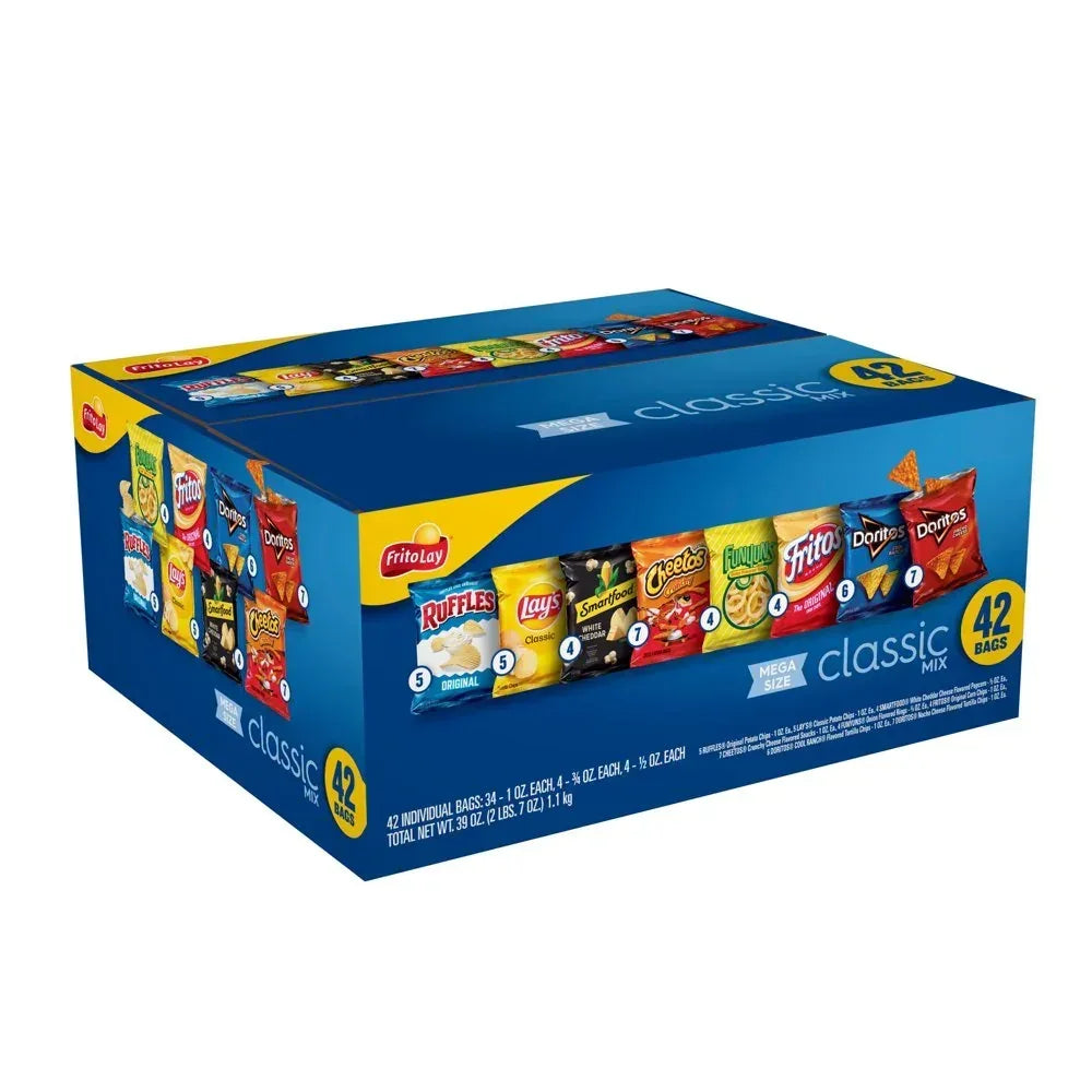 Classic Snack Mix Variety Pack Snack Chips, 42 Count Multipack
