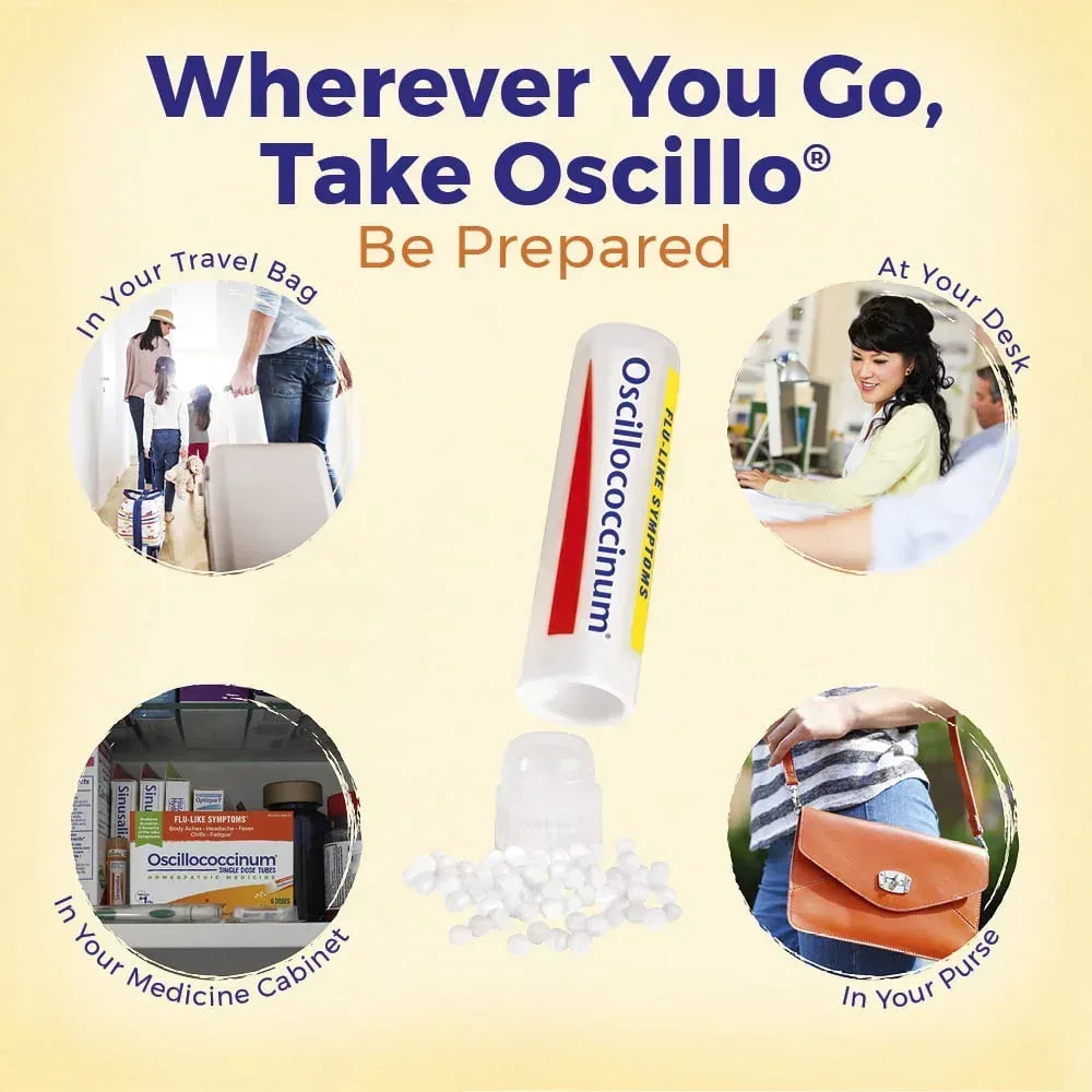 Boiron Oscillococcinum Homeopathic Medicine for Flu-Like Symptoms, 12 Count