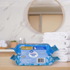 Great Value Fresh Scent Flushable Wipes, 2 Resealable Packs, 84 Total Flushable Wipes