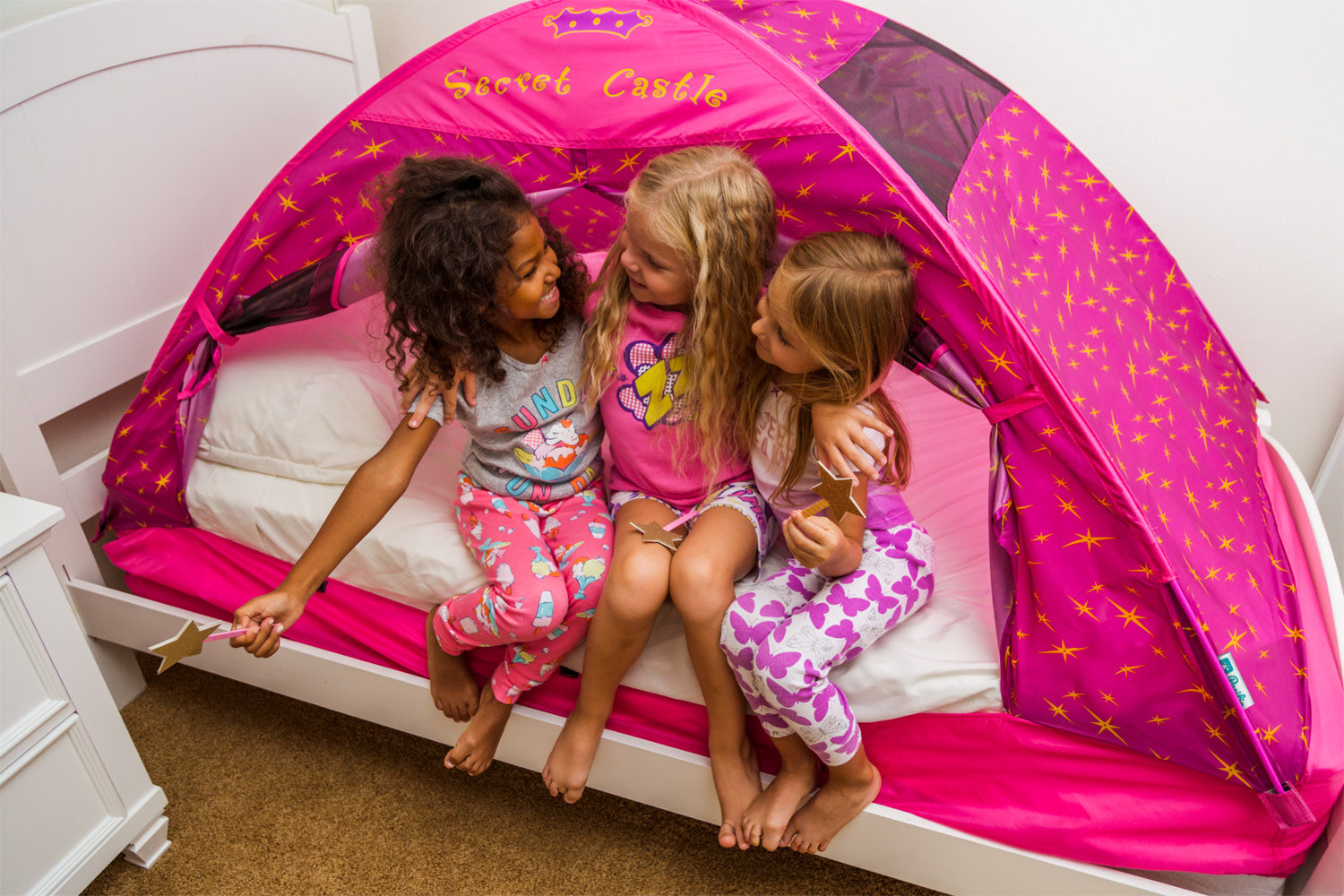 Pacific Play Tents Secret Castle Bed Tent, Twin, Child
