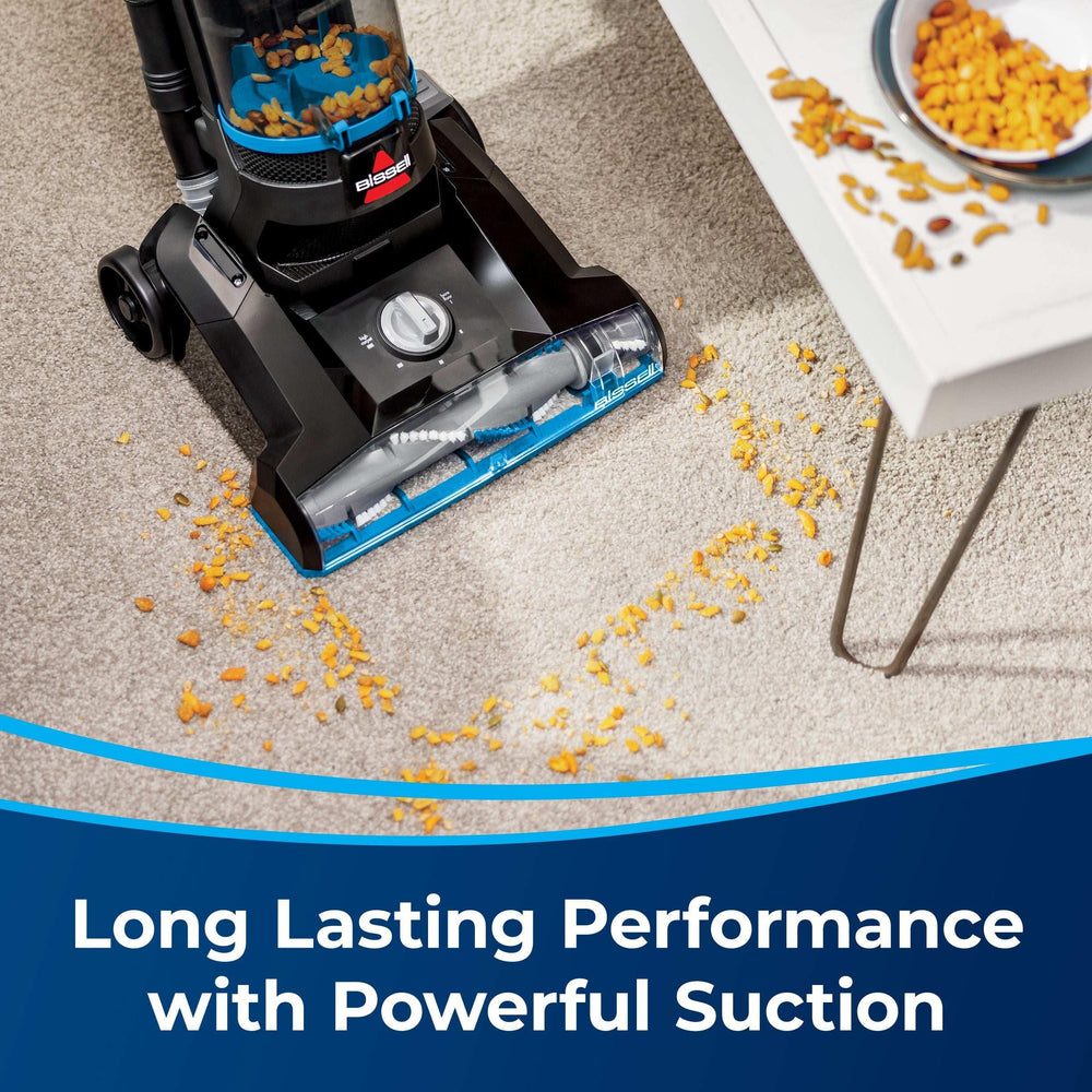 BISSELL PowerForce Helix, Bagless, Upright Vacuum, Pet Friendly, Scatter-Free Technology, Helix Dirt Separation System, Lightweight, 3313, Blue & Black - USA MEGA SHOP