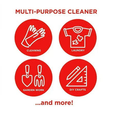 Borax detergent booster box “Multi-Purpose Cleaner” icons for cleaning and more