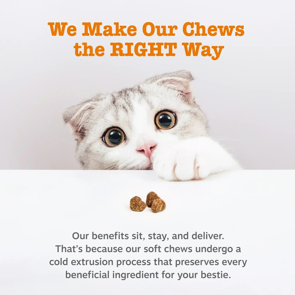 Zesty Paws Calming Bites for Cats, for Calmness, Composure & Relaxation, Bacon 30 ct - USA MEGA SHOP