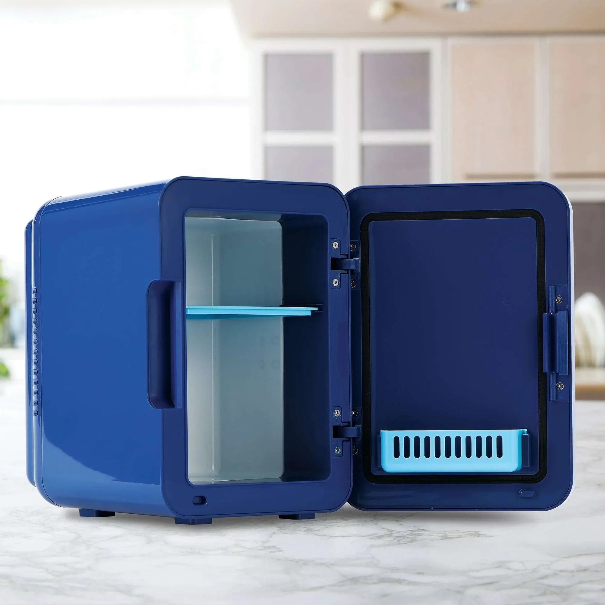 Disney Stitch Blue 6 Can AC Mini Fridge Thermoelectric Cooler 4 Litre - USA MEGA SHOP
