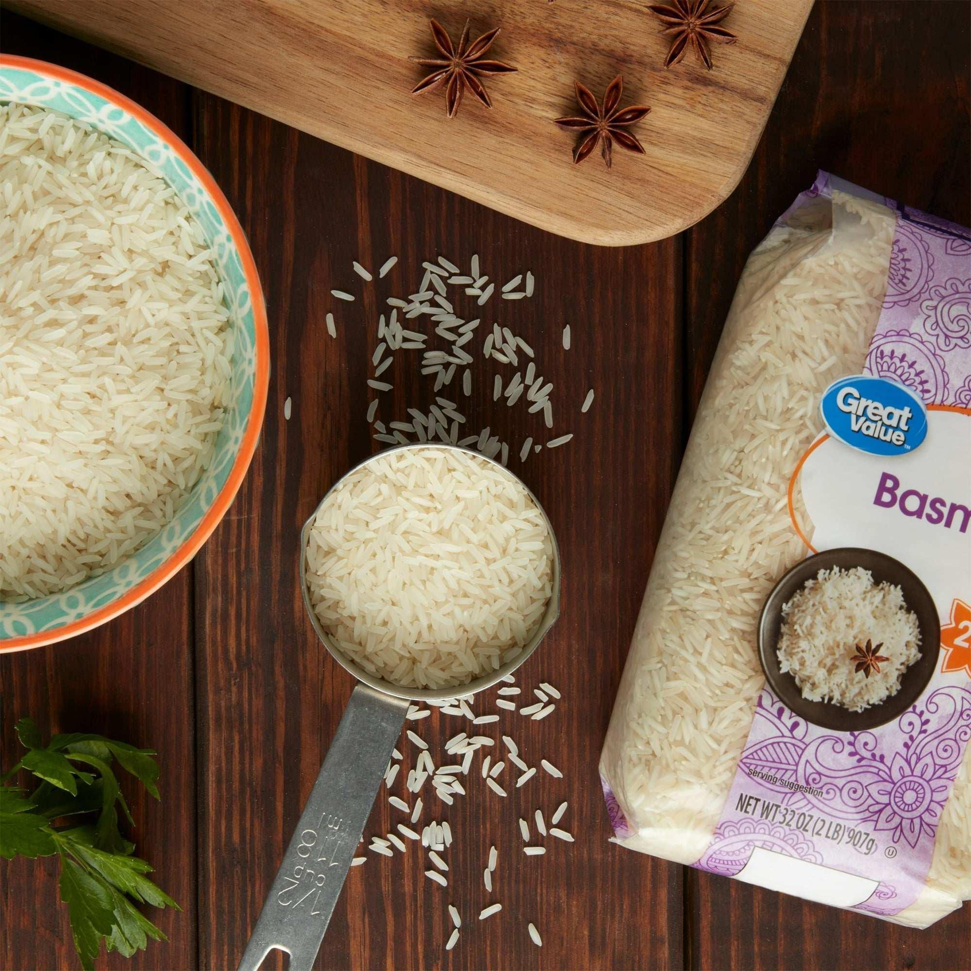 Great Value Basmati Rice, 2 lb - USA MEGA SHOP
