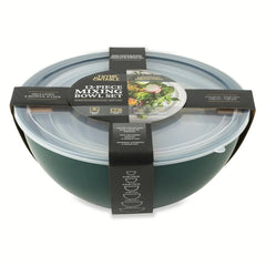 Thyme & Table 12-Piece Nesting Mixing Bowl Set - Green - USA MEGA SHOP