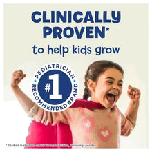 Pediasure Grow & Gain nutritional shake ad with smiling child and thumbs