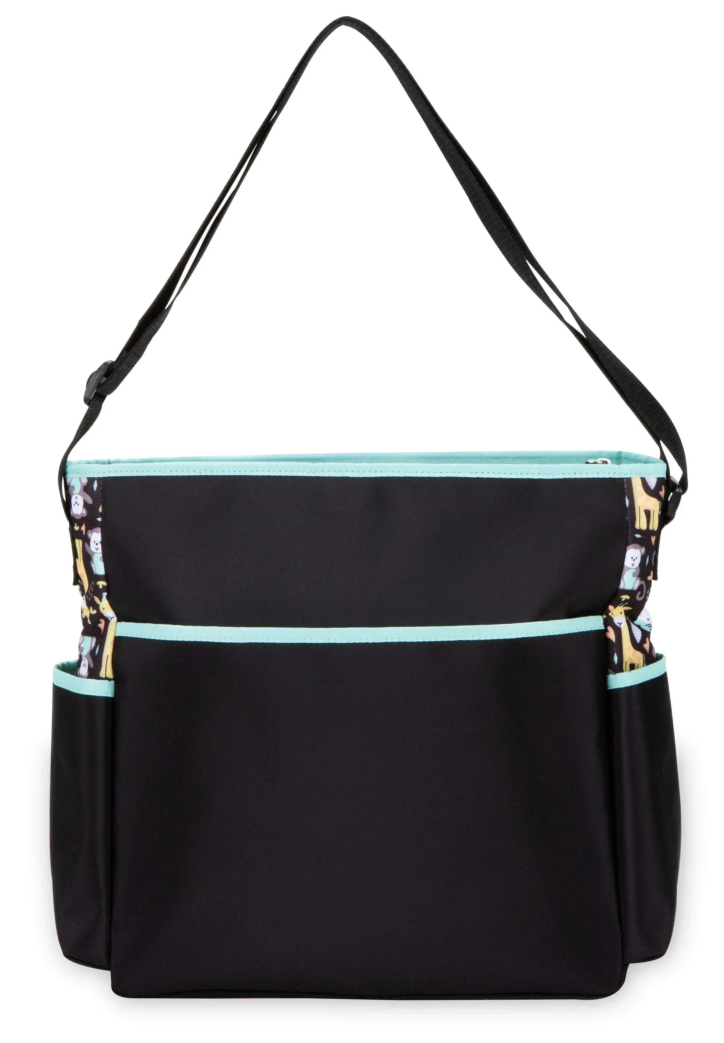 Baby Boom Monkey Print Tote Diaper Bag, Zip Top, Unisex, Infant, Toddler