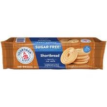 Sugar-free shortbread cookie bag with vanilla flavor and spiral cookies