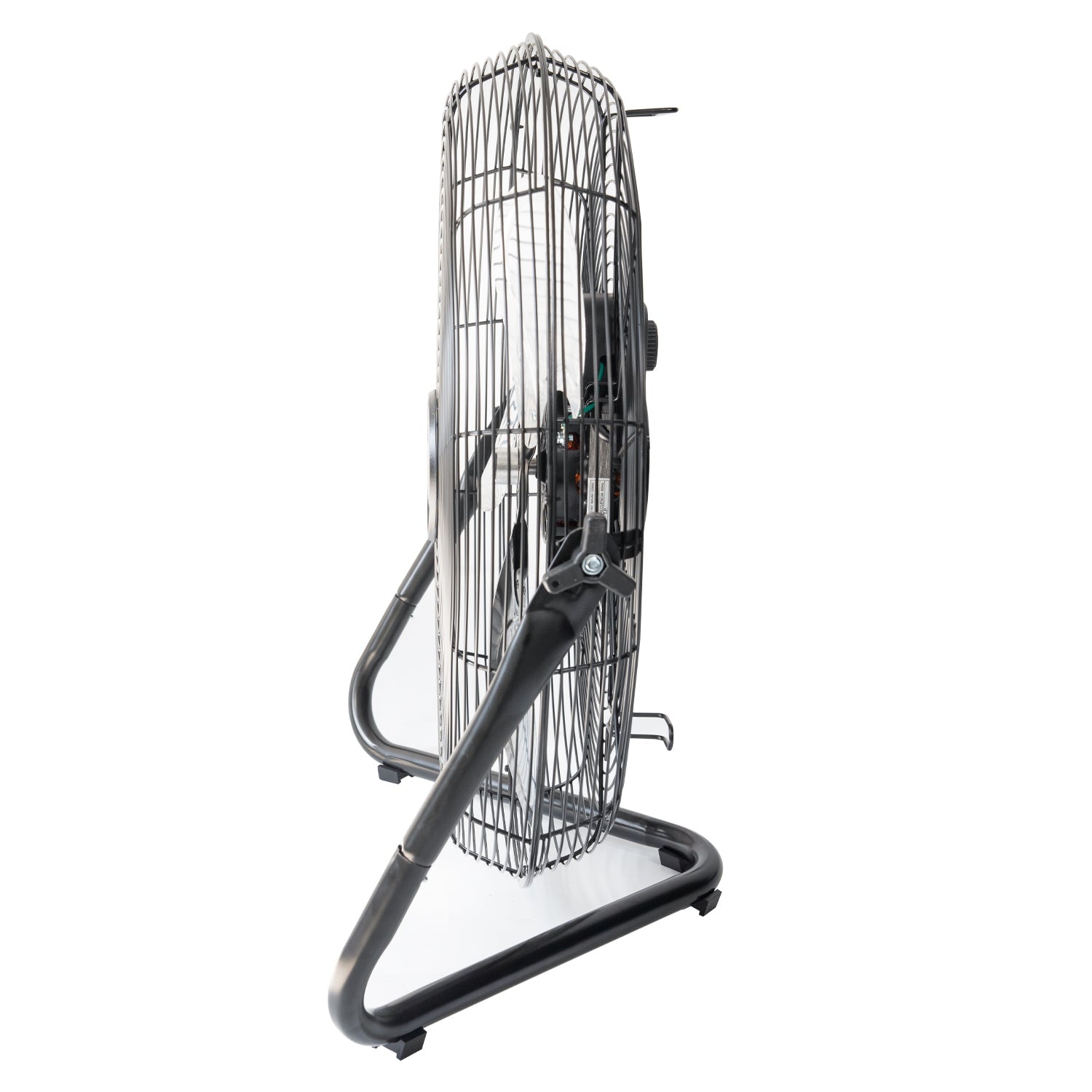 Mainstays 20" 3-Speed High Velocity Tiltable Black Steel Floor Fan
