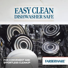 Black nonstick frying pans in dishwasher, for easy-clean and convenient washing