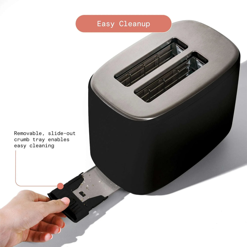 Beautiful 2 Slice Toaster with Touch-Activated Display, Black Sesame by Drew Barrymore - USA MEGA SHOP