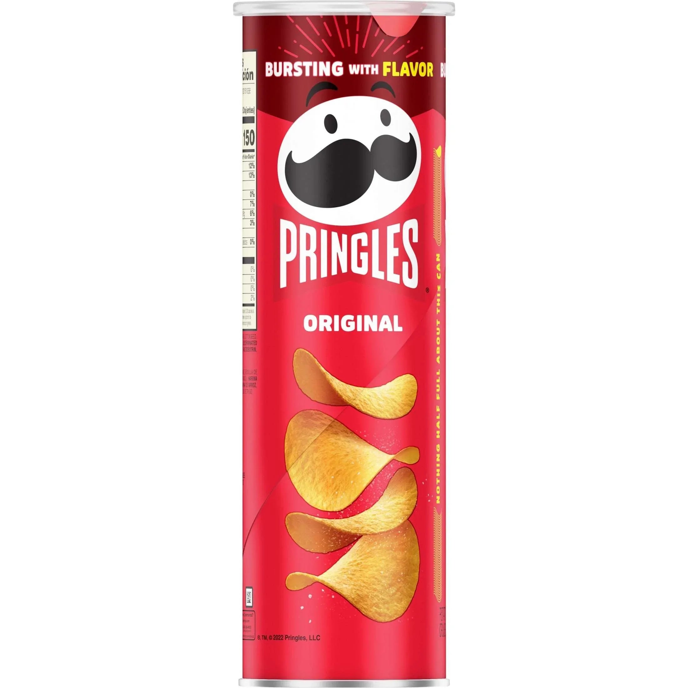 Pringles Original Potato Crisps Chips, Lunch Snacks, 5.2 oz Canister